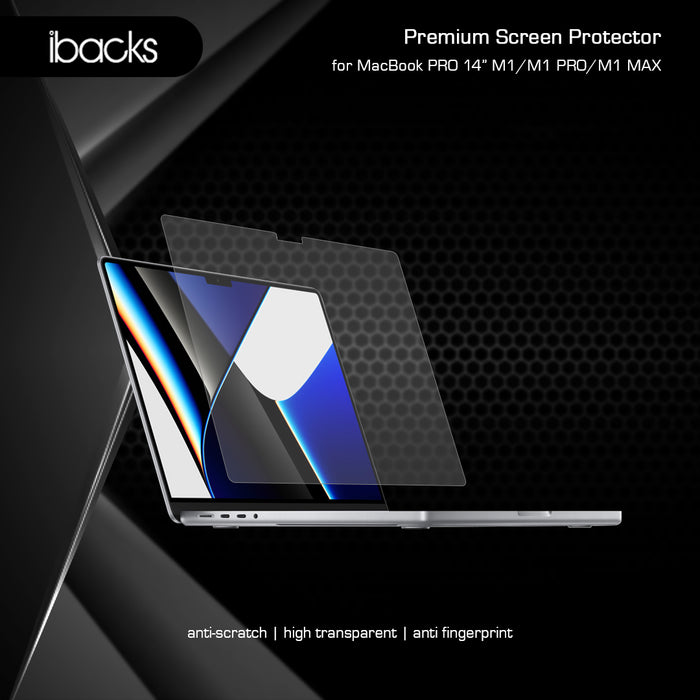 ibacks Premium Screen Protector for MacBook PRO 14inch M1/M1 PRO / M1 MAX