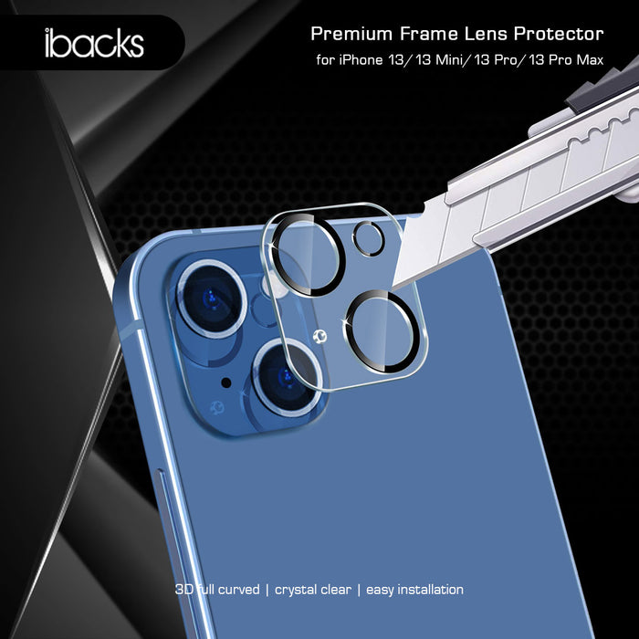 ibacks Premium Frame Camera Lens Protector for iPhone 13