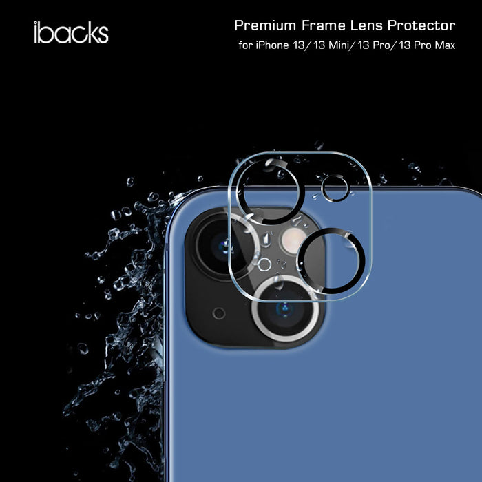 ibacks Premium Frame Camera Lens Protector for iPhone 13