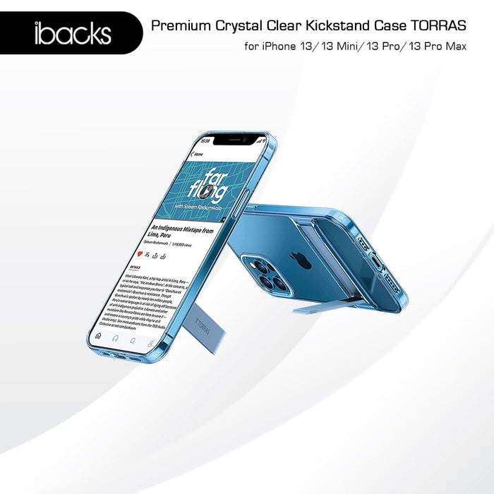 ibacks Torras with kick stand Case for IPhone 13