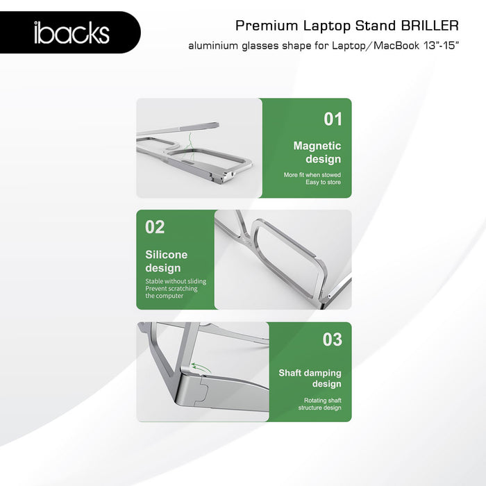 Ibacks Briller Stand For Macbooks & Laptop