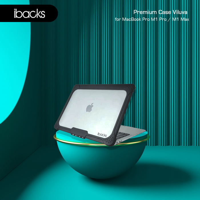 ibacks Viluva Case for MacBook Pro M1 Pro / M1 Max 14Inch List Black