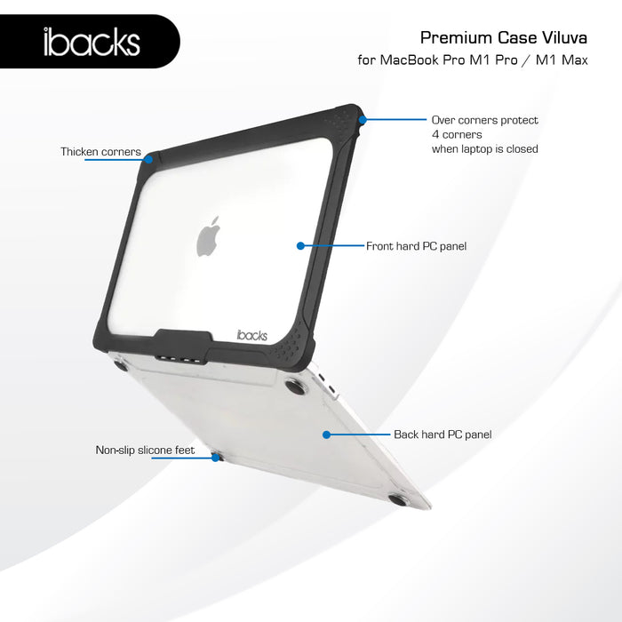 ibacks Viluva Case for MacBook Pro M1 Pro / M1 Max 16inch