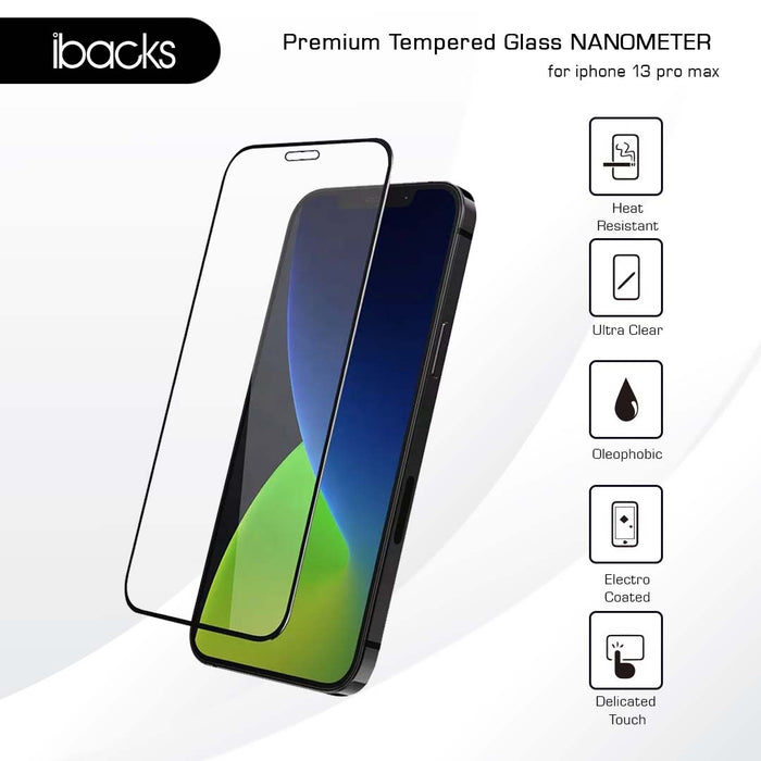 ibacks Nanometer Tempered Glass for Iphone 13 Series