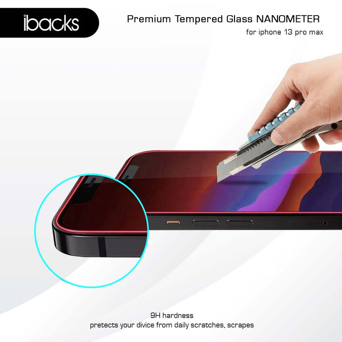 ibacks Nanometer Tempered Glass for Iphone 13 Series