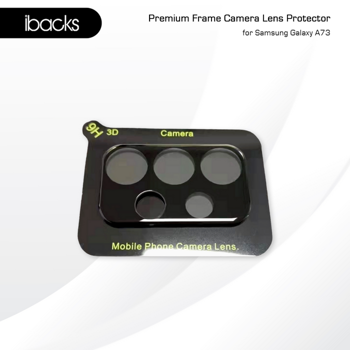 ibacks Premium Frame Camera Lens Protector for Samsung Galaxy  A73