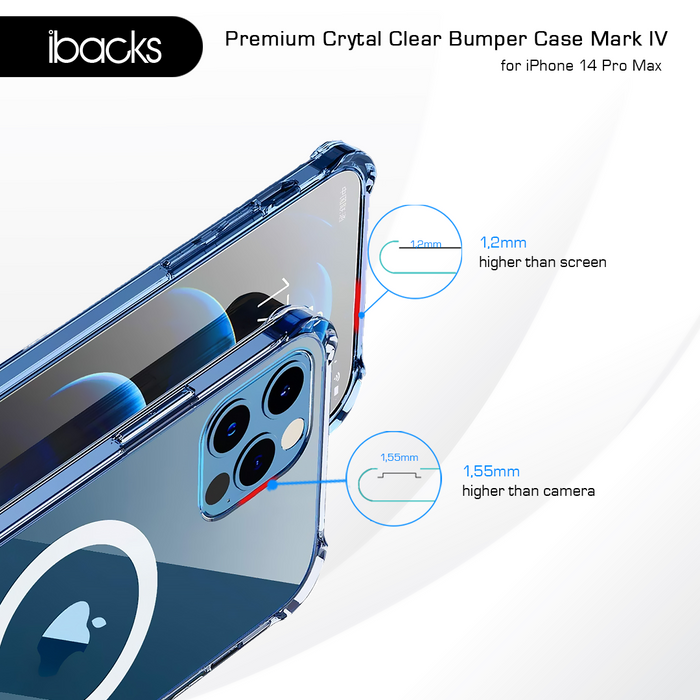 Ibacks Mark IV Crystal magnetic For iPhone 14