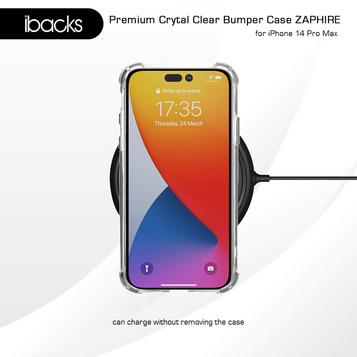 Ibacks Zaphire Premium Crystal Case For IPhone 14
