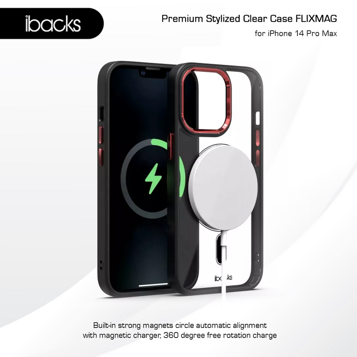 ibacks Flixmag Case for iPhone 14 Series