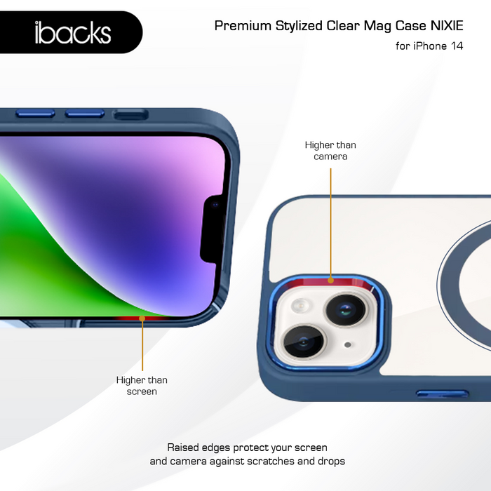 Ibacks Nixie Case For iPhone 14 Series
