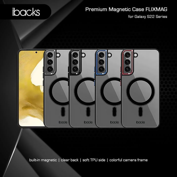 ibacks Flixmag Case for Samsung S22 Series