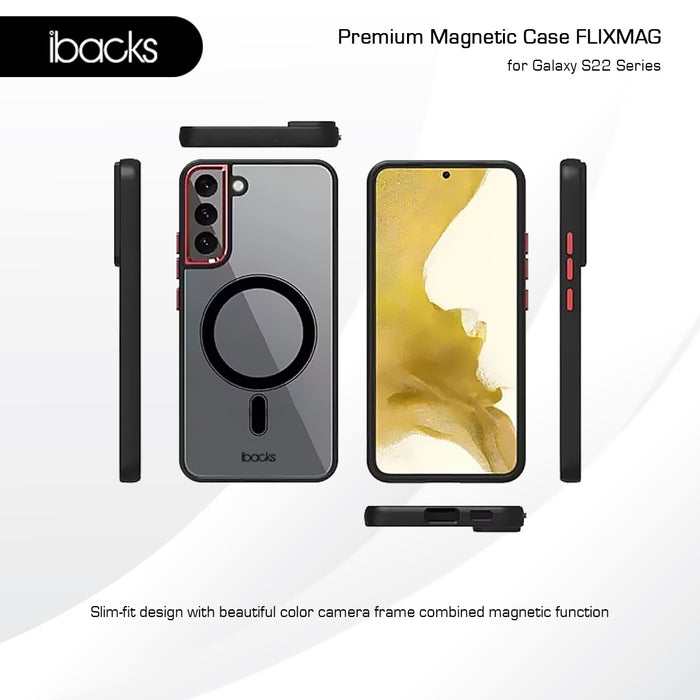 ibacks Flixmag Case for Samsung S22 Series