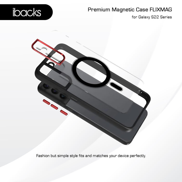 ibacks Flixmag Case for Samsung S22 Series