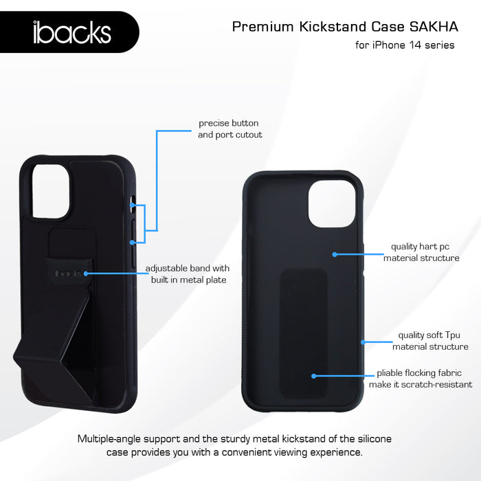 Ibacks Sakha iPhone 14 Kickstand Series