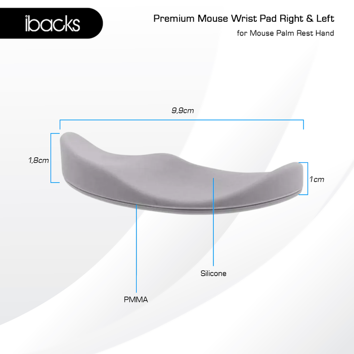 Ibacks Mouse Wrist Pad Right Hand