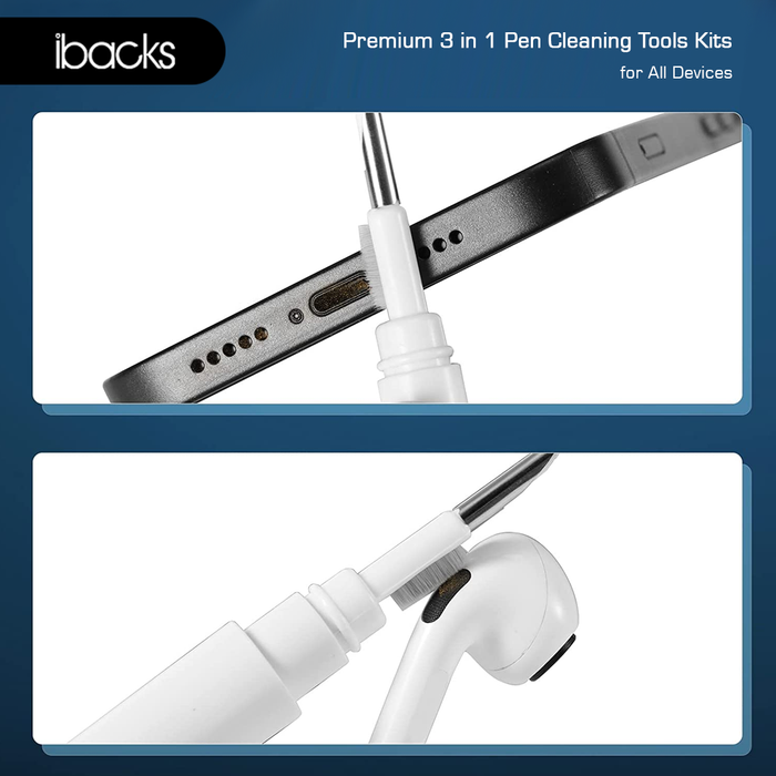 Ibacks 3 in 1 Pen Cleaning tools kits