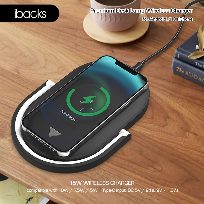 Ibacks Desk Lamp Wireless Charger