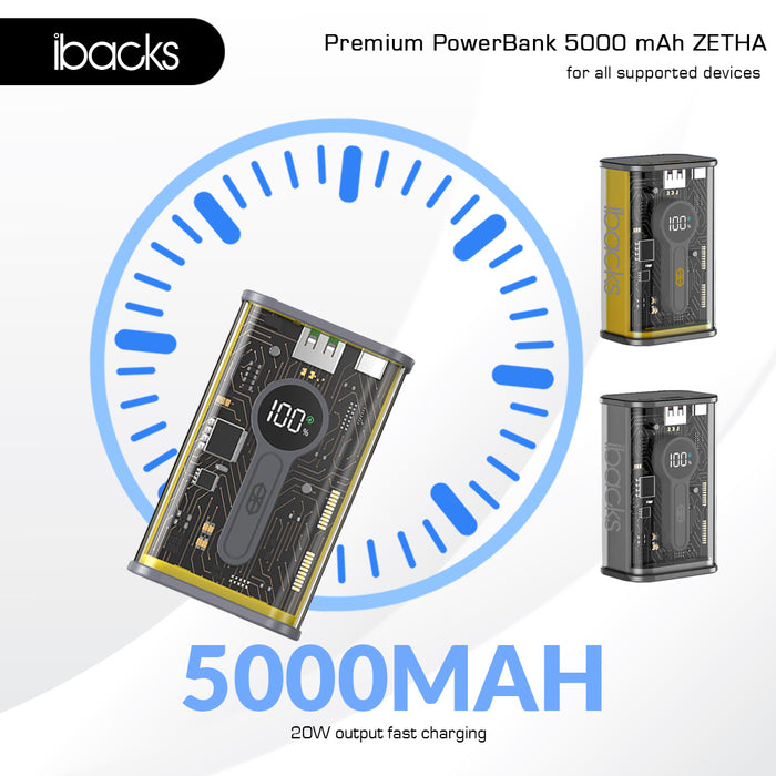Ibacks Zetha powerbank 5000mah