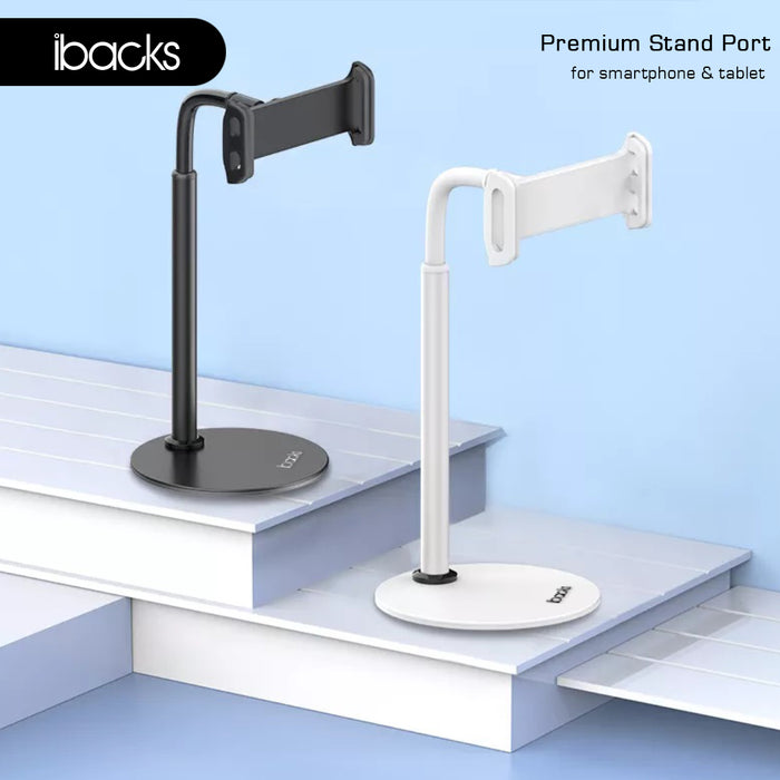 Ibacks stand port for smartphone & Tablet