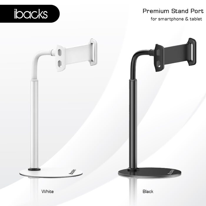 Ibacks stand port for smartphone & Tablet