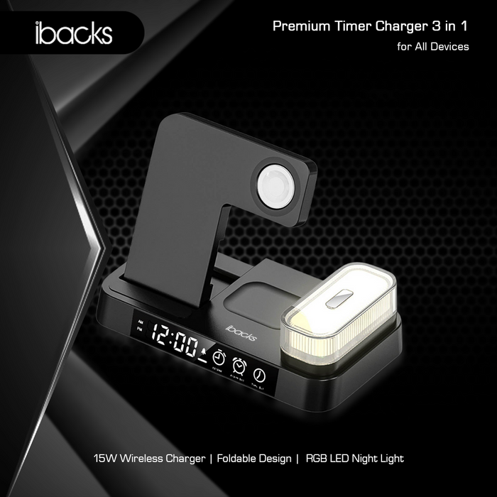 Ibacks Timer Charger 3 in 1