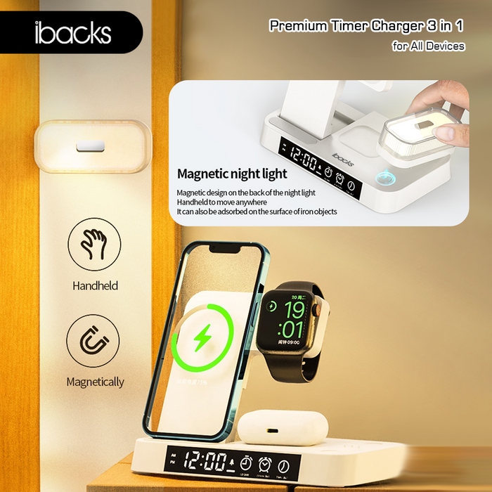 Ibacks Timer Charger 3 in 1
