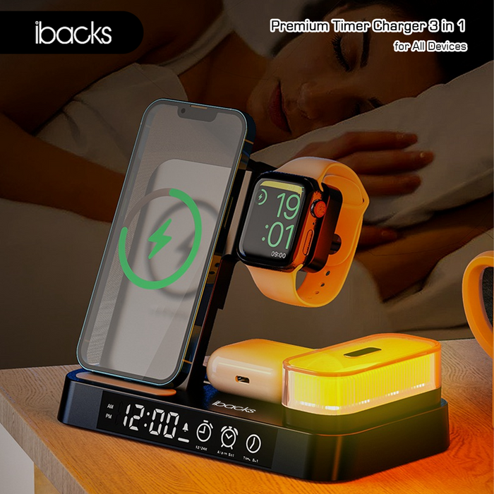 Ibacks Timer Charger 3 in 1