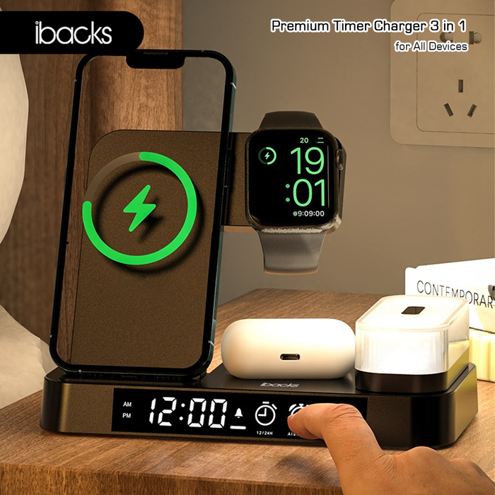 Ibacks Timer Charger 3 in 1