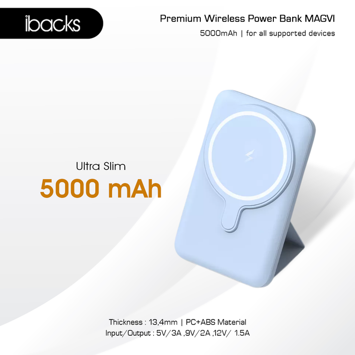 Ibacks Magvi Powerbank wireles 5000mah