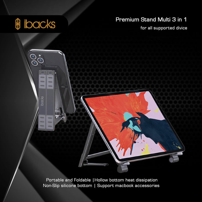 Ibacks Stand Multi 3 in 1 Grey
