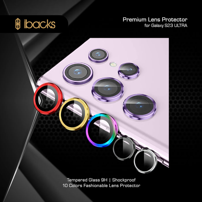 ibacks Premium Frame Camera Lens Protector for S23 Series
