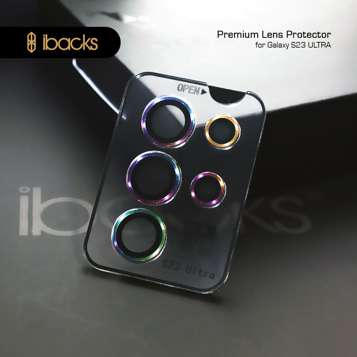 ibacks Premium Frame Camera Lens Protector for S23 Series